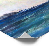 Surfer Surf Tuberide mur d'eau de mer poster (Coin)