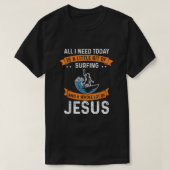 Surfer Surfboard, Christelijke sport T-shirt (Design voorkant)