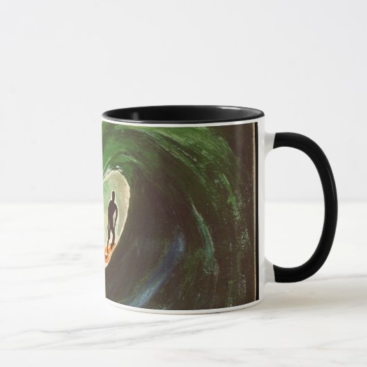 Surfer Surfbuis Ride Ocean Ripcurl Coffee Mok (Rechts)