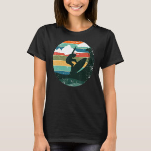 Surfer Surfing Ride Wave Retro Beach Summe T-shirt