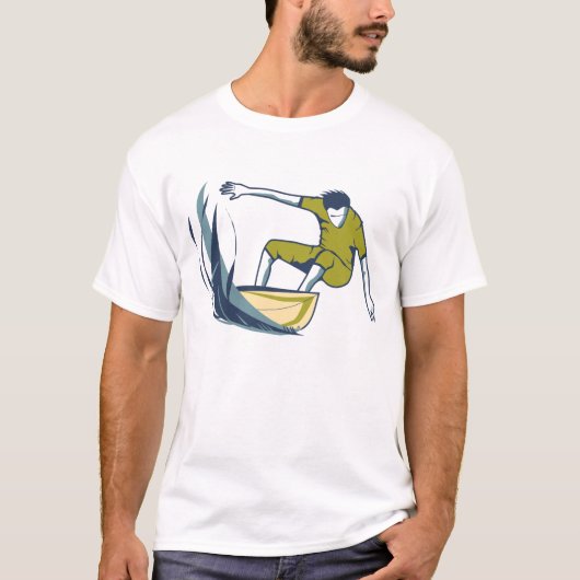 Surfer T-shirt (Voorkant)