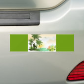Surfer-thema Bumpersticker (Op auto)