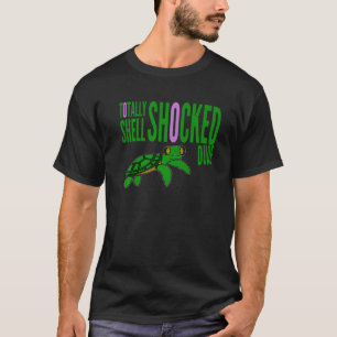 Surfer Turtle Totally Shell geschokt Dude Reptile T-shirt
