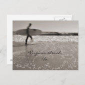 Surfer van Shirley Taylor Briefkaart (Voorkant / Achterkant)