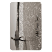 Surfer van Shirley Taylor  Magneet (Verticaal)