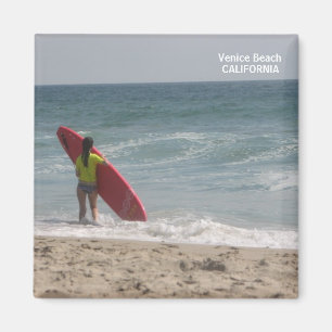 Surfer, Venice Beach Magnet !
