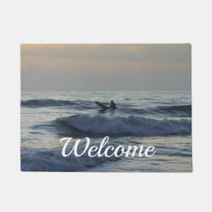 Surfer wacht op Welkom Doormat Deurmat