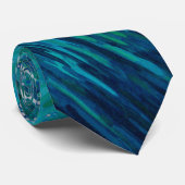 Surfer Wave Stropdas van kustkunstenaar Margaret J (Opgerold)