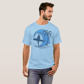 Surfer Wave T-shirt (Voorkant volledig)