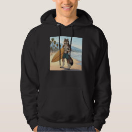 Surfer Wolf Hoodie