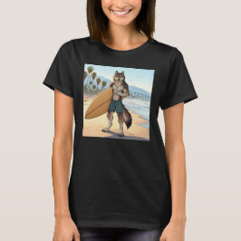 Surfer Wolf T-shirt