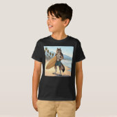 Surfer Wolf T-shirt (Voorkant volledig)