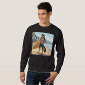 Surfer Wolf Trui (Voorkant volledig)