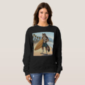 Surfer Wolf Trui (Voorkant volledig)