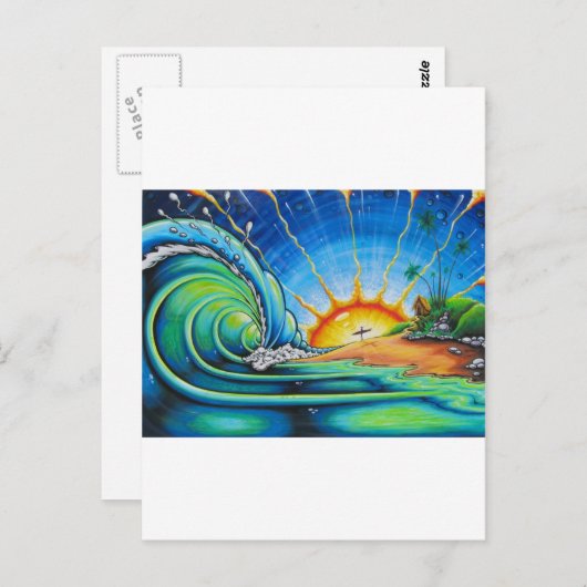 Surferontwerp Briefkaart (Voorkant / Achterkant)