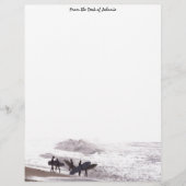 Surfers Beach Personalized Letterhead (Voorkant)