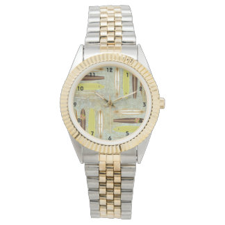 Surfers Boardroom Surf Board Wall Clock Horloge