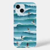 Surfers Case-Mate iPhone Case (Achterkant)