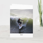 Surfers Collage Happy Birthday Kaart (Achterkant)