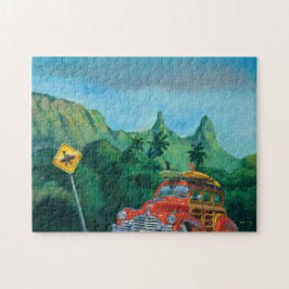 Surfer's kruising Puzzle Legpuzzel