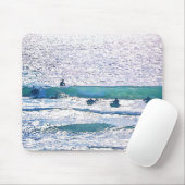 Surfers Ocean Water Art Muismat (Met muis)