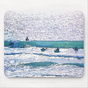 Surfers Ocean Water Art Muismat