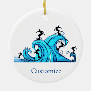 Surfers Overal Thunder_Cove Keramisch Ornament