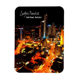 Surfers Paradise Gold Coast Australia City Lights Magneet