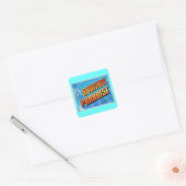 SURFERS PARADISE VIERKANTE STICKER (Envelop)