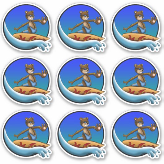Surfers Sticker (Voorkant)