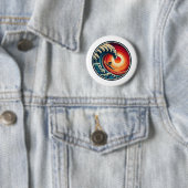 Surfer's Sunset Wave Button (In situ)