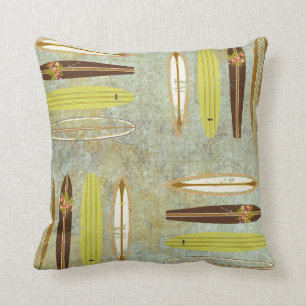 surfers surfplanken werpen kussen formica blauw