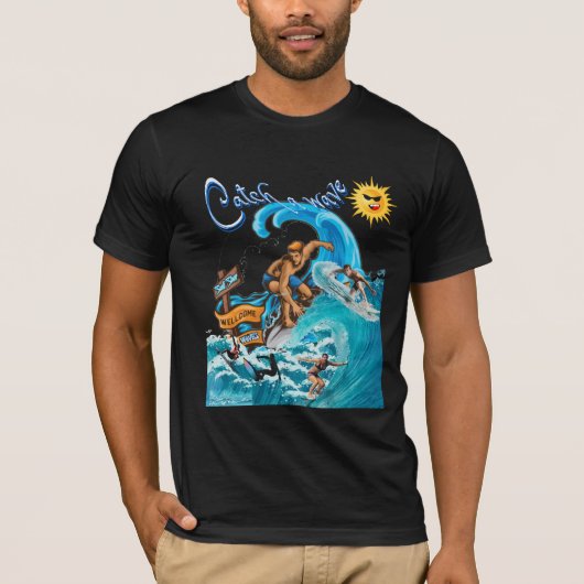  surfers zeggen dude t-shirt (Voorkant)