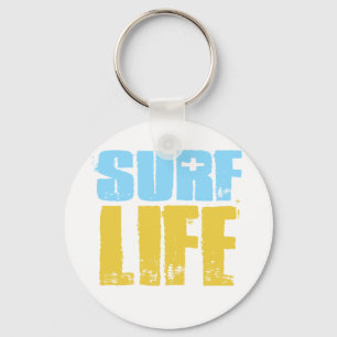 Surferstijl voor Surf Life Beach Sleutelhanger