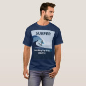 Surfersurfen T-shirt (Voorkant volledig)