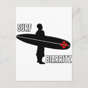 Surfeur Biarritz Basque Briefkaart