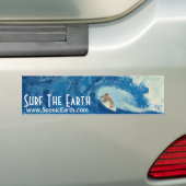 Surfeur Surfing Surfing Sticker Art (En voiture)
