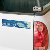 Surfeur Surfing Surfing Sticker Art (Sur camion)