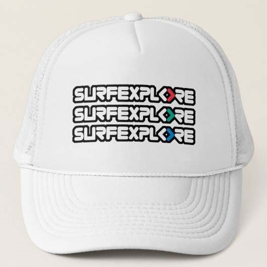 surfEXPLORE Trucker Hat Trucker Pet (Voorkant)