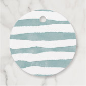 Surffeest Favor Labels De Grote Een Verjaardag Bab (Achterkant)