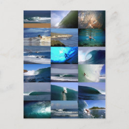 Surfgolfmontage Briefkaart