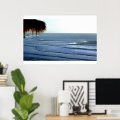 Surfgolven breken in Bali-Poster Poster (Thuiskantoor)