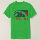 Surfgolven voor pijplooprek t-shirt (Design voorkant)