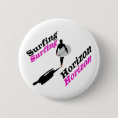 Surfhorizon T-Shirt Ronde Button 5,7 Cm (Voorkant)