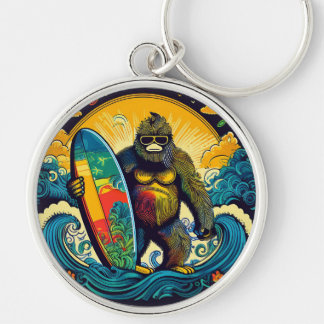 Surfin Bigfoot Sleutelhanger