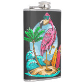 Surfin Flamingo! Kolf Heupfles (Rechts)