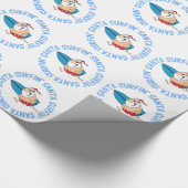 Surfin' Santa Cadeaupapier (Hoek)