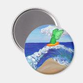 Surfing Angel Raphael Magnet Magneet (Voorkant / Achterkant)