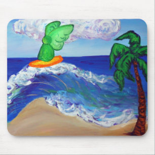 Surfing Angel Raphael Mousepad Muismat