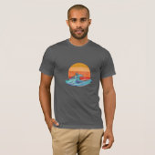 Surfing Dog shirt voor mannen (Voorkant volledig)
